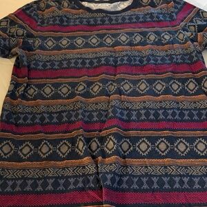 Arizona Jean Company Short Sleeve Tee - Navy Trim, Light Gray Body